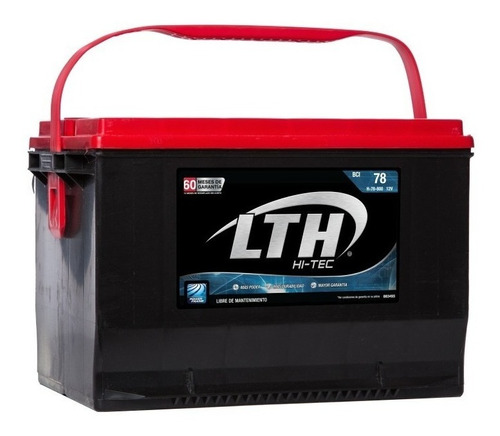 Bateria Lth Hi-tec Gmc Safari 1993 - H-78-800 Foto 2