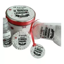 10 Set Latas Spa Frases Caja Para Toda Ocasión