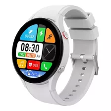 Smartwatch Reloj Inteligente Hombre Mujer Android Noga Sw14 Color De La Caja Negro Color De La Malla Gris