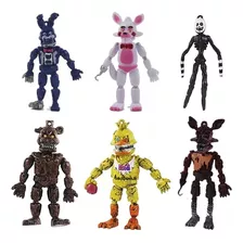 Boneco De Ação 5 Nights At Freddy's Fnaf, 6 Unidades