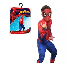 Fantasia Menino Homem Aranha Marvel Spider Man Com Máscara