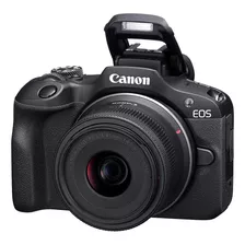 Câmera Canon Eos R100 Mirrorless 4k Com Lente Rf-s 18-45mm I Cor Preto