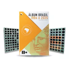 1 X Álbum De Moeda Do Real De 1994 A 2025 Com Comemorativa