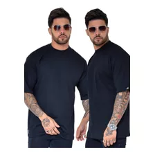 Promoção Com 2 Camisetas Masculinas Oversized Estilo Trapper