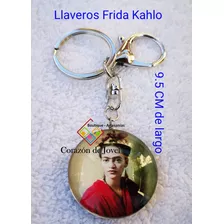  Llaveros De Frida Kahlo Metalicos Doble Cara/artesanales