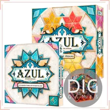 Azul Pabellón De Verano Combo Juego De Mesa En Español