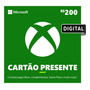 Xbox Cartão Presente R$ 200 Gift Card (digital)