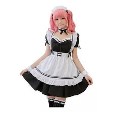 Mulheres Maid Cosplay Costume Show Vestido Roupas 9617