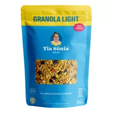 Granola Tia Sônia Light 200g - 30% Menos Gorduras 