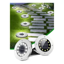 Luces De Tierra Solares Coroor, 12 Luces De Jardín Impermeab