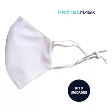 Máscara Antiviral Reutilizável Tripla Camada Protecmask 5 Un