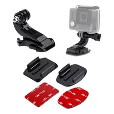 Suporte Capacete Moto Adesivo Gopro Xtrax Eken Go Pro Xiaomi