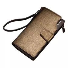 Billetera Larga De Hombre Porta Celular- Baellerry Original