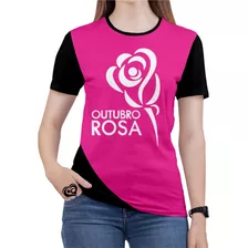 Blusa Outubro Rosa Feminina Roupas Camiseta Camisa