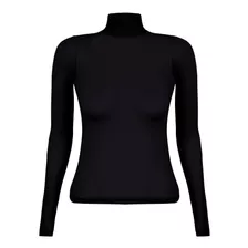 Blusa Feminina Segunda Pele Gola Alta Microfibra Loba