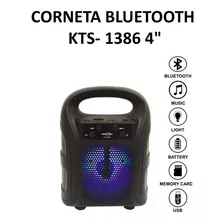 Corneta Bluetooth Kts- 1386 4 Con Luz Led Rgb