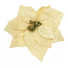 Flor Adorno Arbol De Navidad Oro 25 Cm X12 - Sheshu Navidad