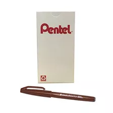 Pentel Arts Sign Pen Touch, Punta De Pincel De Fude, Tinta M