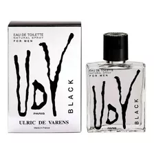 Perfume Ulric De Varens Preto Para Homens 100 Ml Edt