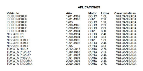 Balatas Tambor Previa Fritec 1994 2.4l Vulcanizada Toyota Foto 2