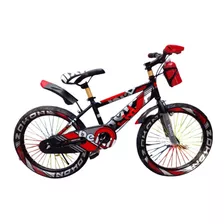 Mountain Bike Infantil Beixil Montaña R20 1v Frenos V-brakes Cambios Shimano Tourney Tz510 Y Shimano Altus M310 Color Negro/rojo/blanco Con Pie De Apoyo