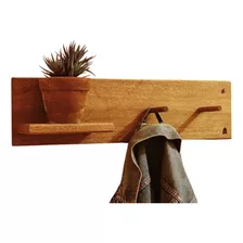 Perchero De Pared De Madera