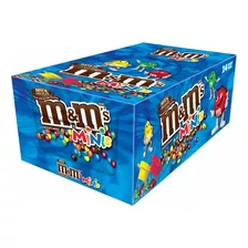 Chocolate M&m Miinis Tubos Cubiertos De Caramelo 24x31g