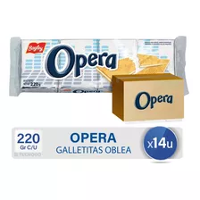 Caja Obleas Opera Rellenas Blister Galletitas Bagley