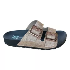 Chinelo Feminino Birken Anatômico Brilho Moleca 5436401