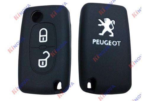 Funda Silicon Peugeot 107, 206, 207, 307, 308, 406 2 Botones Foto 2