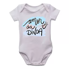 Body Infantil Amor Da Dinda Bebê Bodi Neném Bori