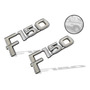 Emblemas Ford F150 Xlt Cromados Fondo Negro