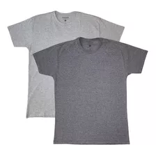 Camiseta Masculina Básica Malwee Original Algodão Kit Com 2