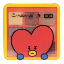 Paleta De 9 Sombras Bts The Creme Shop X Bt21 Coreano Color De La Sombra Tata