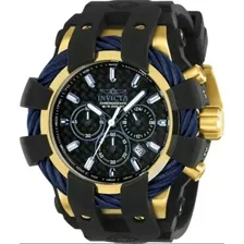 Relógio Masculino Invicta Bolt 23862 Black Blue 48mm