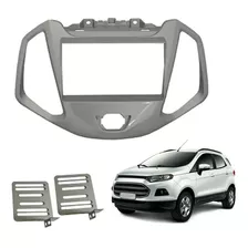 Moldura 2 Din Ford Ecosport 2013 À 2016 Prata Jap - Fiamon