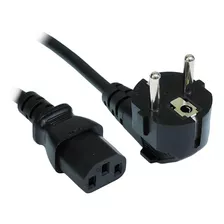 Cable De Poder Schuko 1.5m Para Pc Torre Notebook Clicshop