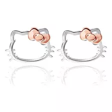 Sanrio Hello Kitty Pendientes De Tuerca Para Mujer - Pendien