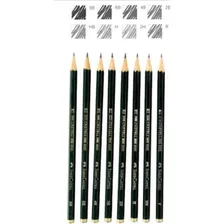 08 Lapis Graduados Faber Castell B-2b-4b-6b-8b-h-hb-2h