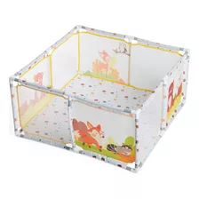  Replay 21665 Playpen2 Cercadinho De Bebê Cor Branco Ursos Poliéster