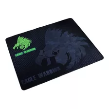 Mouse Pad Eagle Warrior Para Gamer, Caucho Color Negro