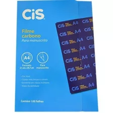 Carbono Filme Azul Cx C/100fl - Cis
