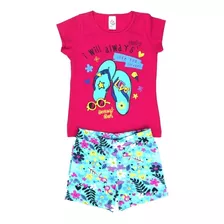 Conjunto Infantil Menina Roupa Feminina 2 Peças Modinha