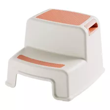 Degrau Infantil Banquinho Step Escadinha Pia Rosa Salmon 