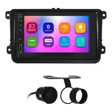 Kit Multimidia Bluetooth 2 Din Gol Voyage Saveiro G7 Moldura