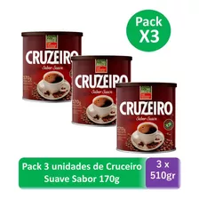Café Cruzeiro Suave 170 G, Con Un Suave Sabor (pack 3)