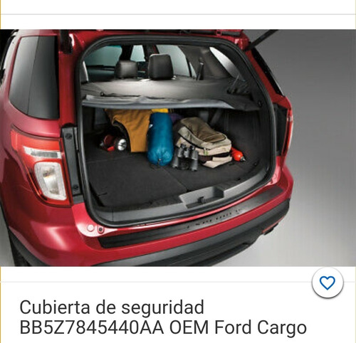 Cubierta De Carga Ford Explorer 2011/ Nueva Original  Foto 3