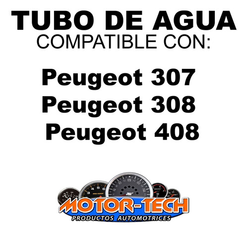 Tubo Agua Peugeot 307 308 408 Foto 4