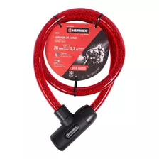 Cadena Seguridad Para Moto Acerada 120cm X 20 Mm Hermex 