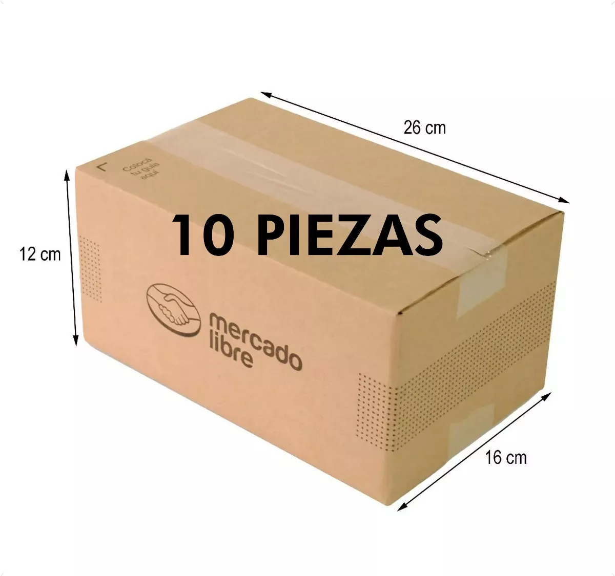 Paquete Caja Carton E-commerce 26x16x12 Cm C03